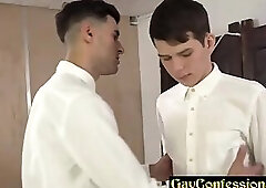 GayConfessional- Catholic Altar Boy fucked raw