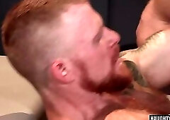 Redhead bear anal and cumshot