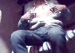 Nubile, amateur crossdresser, a big cock man