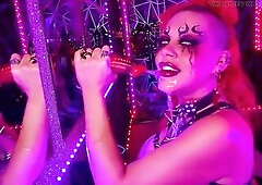 A hot, breasty vampire seduces u with a sexually excited disrobe tease in her sex dungeon just previous to giving u JOI whilst sloppily unfathomable t