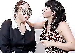 My chubby and submissive maid forgot to buy milk and I made her take my dick straight from the source! No one deserves to drink black coffee