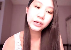 Adorable Chinese girl Alize Zaide gives ASMR experience with a sweet story