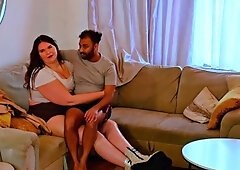 Amateur Chubby BBW Wife Gives Blowjob
