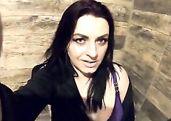 Ripped Hose Pee Fetish – Blue Underware, Close-Up Vagina Pee and Latrine Mess