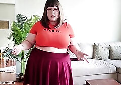 breasty big beautiful woman Velma humiliates me with femdom SPH & tit worship