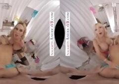 Sarah Jessie Takes her sexy friends Caitlin Bell and Victoria Lobov to the infamou