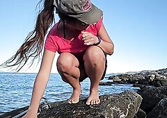 Natural hotty Public Hawt fishing # Piddle my lure n pants off for more excellent bite #Seen n catched on three:55