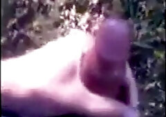 Queer exhibtionist demonstrating to homeless fellow