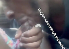 DL thug getting Guzzle in the front seat Throatgoat