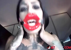 Big Tit Tattooed Babe Janey Doe Loves It Rough