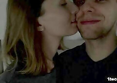 We like lively and elementary clips, this episode exactly matches our preferences. We're in the kitchen and I wanted to please my bf. I did spee