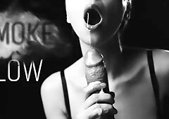 Smoke Blow - Monochrome Scene by