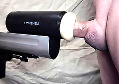 Solace Pro milks knob untill it explodes with cum!