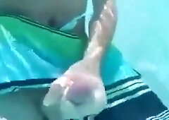 Jerk off under water 4