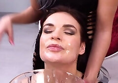 Cumfacial, pop-shots, cum-in-mouth