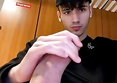 A sizable piece of salsiccia