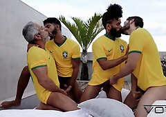 3 Big Dicks for Lucky Guy