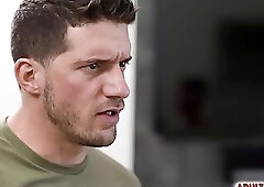 Rough Anal Roleplay with a Hunk Military Man