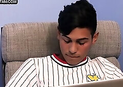 Stepdaddy joins stepson and his BF rimjob and anal fingering