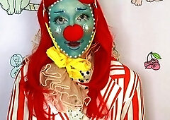 Begging for cum, clown, pov virtual sex