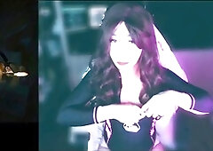 Live stream of massagers teasing my tits while getting my ass filled