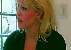 Big Titty Model Drinks Sperm - Big tits