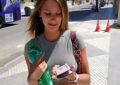 Young blonde European teen expresses herself intimately in a passionate POV encounter