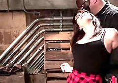 Taken, Bound And Tormented A Peculiar Featured Hogtied
