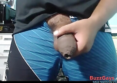 SOFT LATINO UNCUT BIG WET DICK STROKING 6