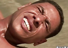 Guys Have Wild Sex By The Beach