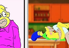 Homer woke up to strange sounds that were keeping him awake. That guy decided to investigate the source of the sounds and who was making 'em. Thi