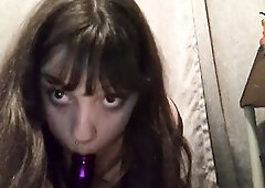 Teasing myself w sextoy & bj