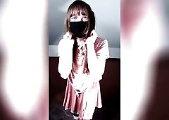 Femboy gently massages their foreskin until cumming. (Trailer)