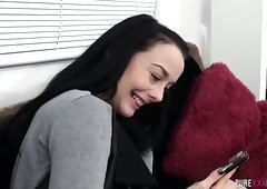 Amazing hot beauty Alessa Savage thirsts to be fucked by tattooed stud