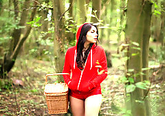 Valentina Nappi gets caught in the forest by Danny D