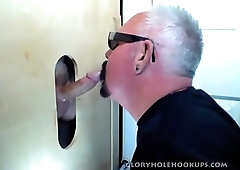 Two Hard Cocks At The Gloryhole
