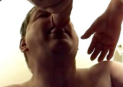 Me Sucking a Big One at the Mens Club