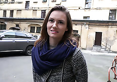 Svelte naturally pale gal Sofy Torn is polished well by tricky agent