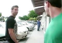 Dirty public gays love cock sucking