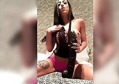 Bitch Likes LARGE Rods and Cum