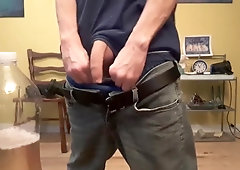 A good piss after a long hot wank session #7