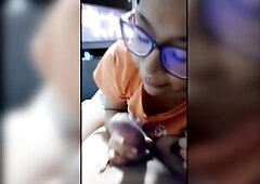 How bewitching this floozy sucks him