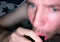 This little slut has a very deep throat