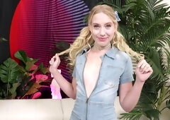Kallie's Jumpsuit Zip Tease