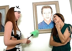 Charming, youthful housecleaner Maddy O'Reilly is a bit unsure about her recent employers, Francesca Le and Mark Wood. 1st they made her wear her