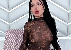 Brunette Solo Webcam Masturbation