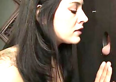 Raylene Makes Confessions at the Gloryhole