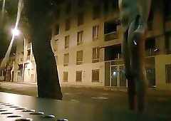 FerLaFemme - Night street bikini Exposed dildo