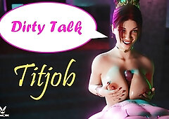 Dirty Talk Titjob - Your Dick Will Explode Between The Tits Of Scarlet Fyre, Our New Oc