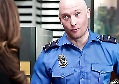 Black Traveler and Breasty Brunette hair Get Searched and Screwed by TSA Agent